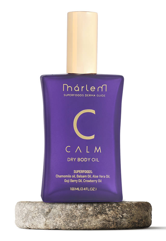 Calm dry body oil