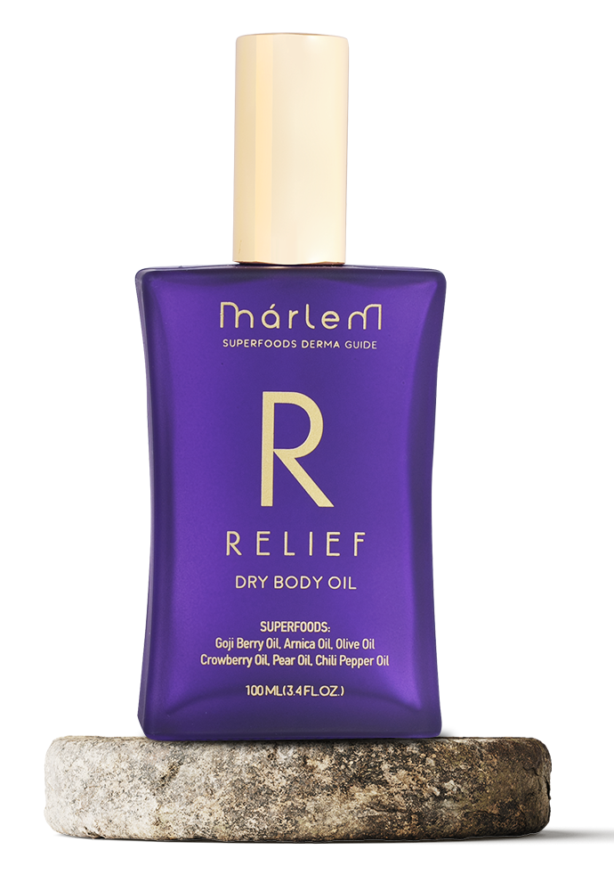 Relief dry body oil